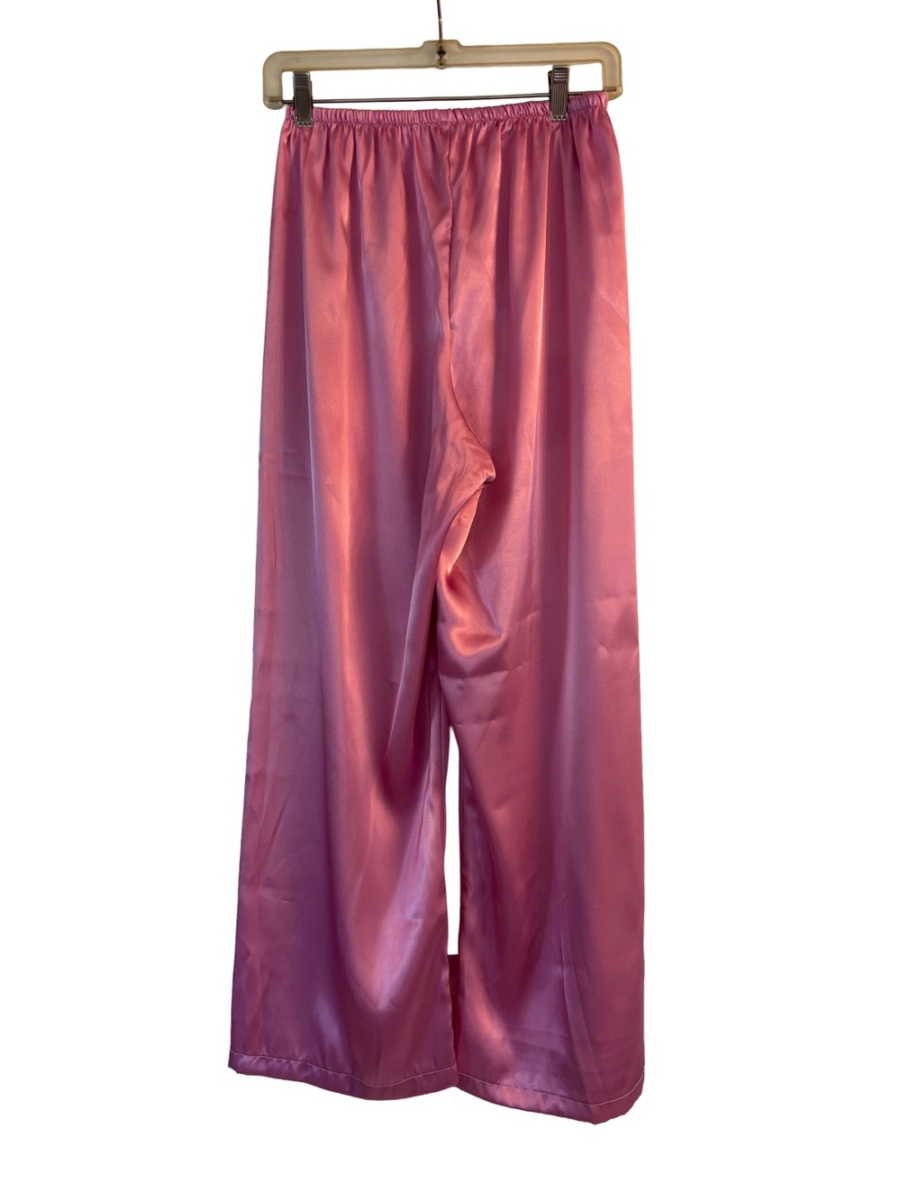 Vintage Premiere Collection Pink Satin 2pc Pajama Loungewear Set - Picture 6 of 8